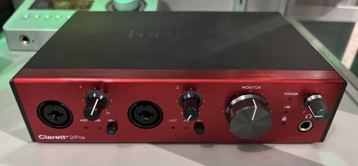 CLARETT 2 Pre USB /10イン/4アウトFocusrite Focusrite Clarett+ 2PRE 10-In/4-Out Audio interface